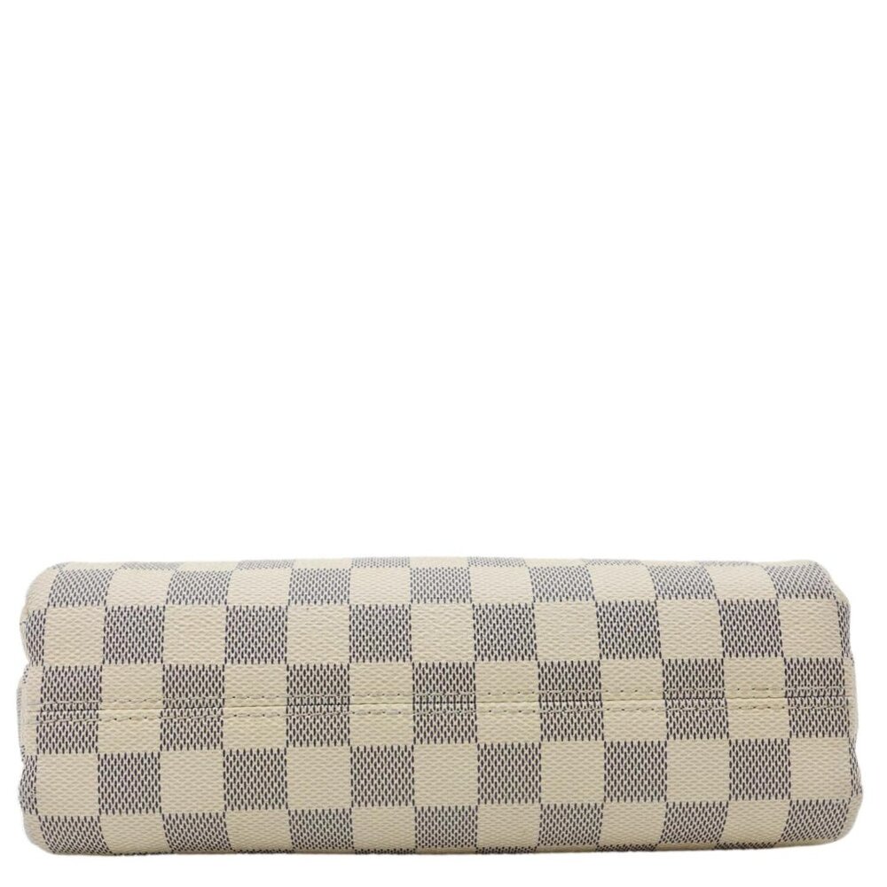 Louis Vuitton  Croisette Damier Azur Satchel Crossbody Bag Rose Ballerine - Picture 9 of 16